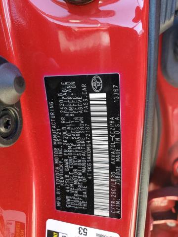 2021 TOYOTA CAMRY XSE - 4T1K61AK0MU472187