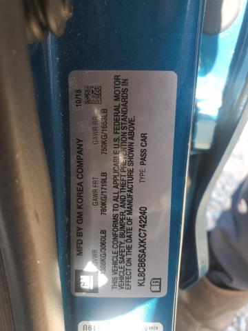 2019 CHEVROLET SPARK LS - KL8CB6SAXKC742240