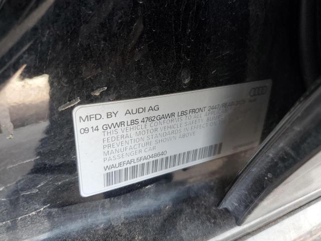2015 AUDI A4 PREMIUM WAUEFAFL5FA048640
