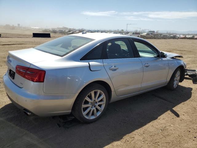 AUDI A6 PREMIUM 2015 silver  gas WAUGFAFC6FN019438 photo #4