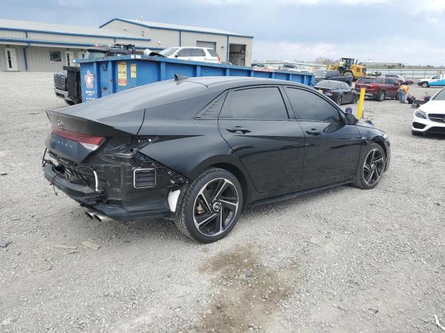 Vin: kmhlr4afxpu399480, lot: 51914105, hyundai elantra n line 20233