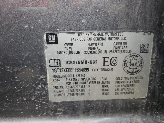 2015 GMC SIERRA K25 1GT12XE88FF654899