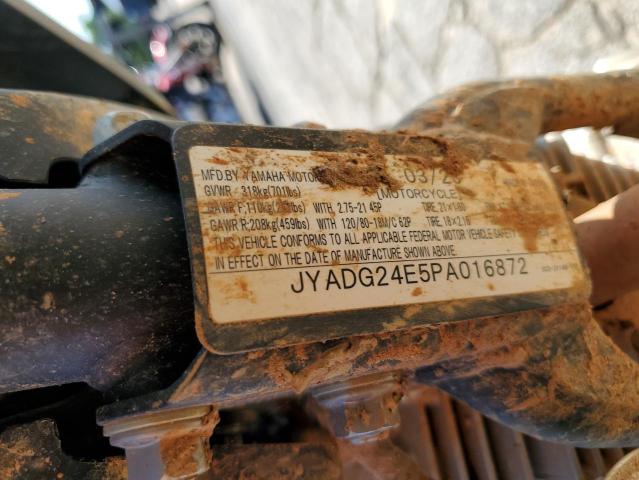 2023 YAMAHA XT250 JYADG24E5PA016872