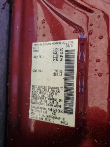 2017 NISSAN MAXIMA 3.5 - 1N4AA6AP6HC446508