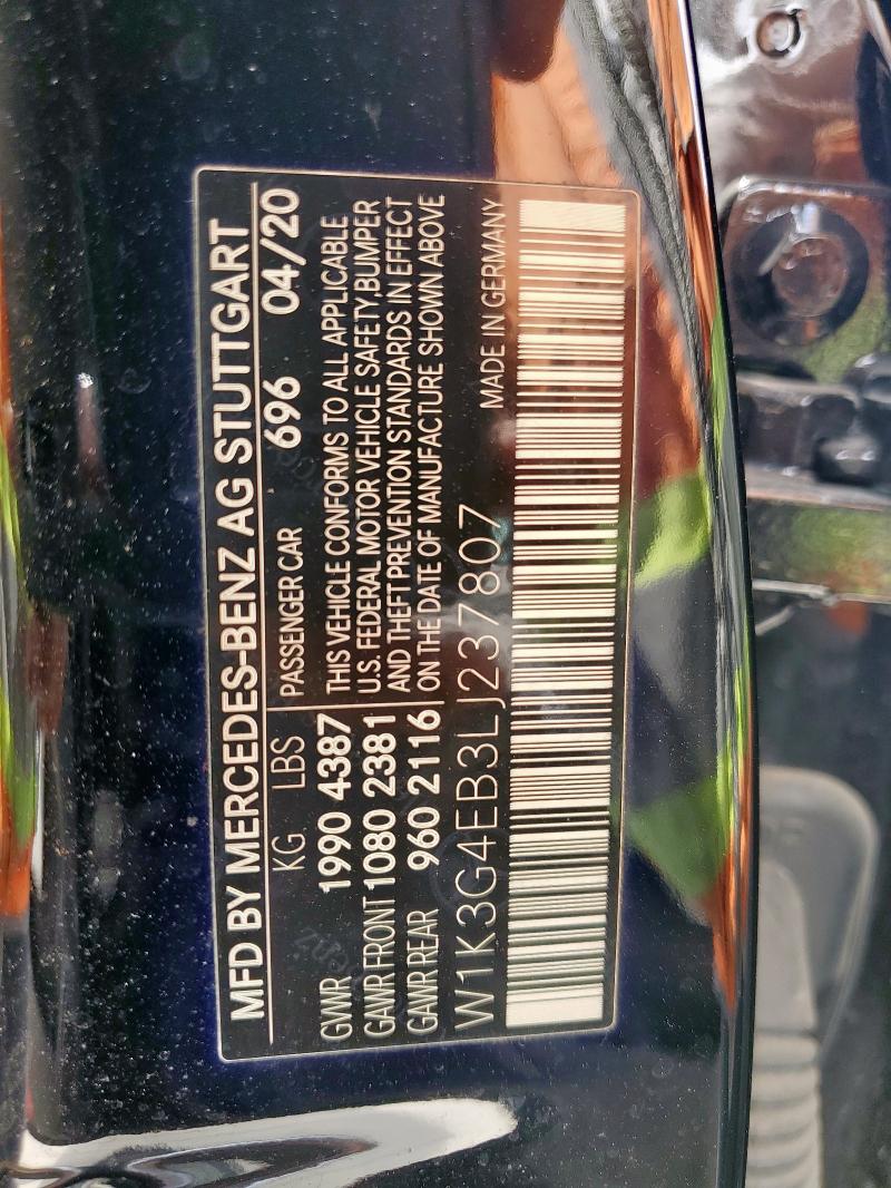2020 MERCEDES-BENZ A 220 - W1K3G4EB3LJ237807