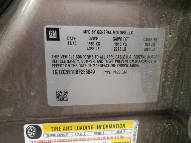 2011 CHEVROLET MALIBU 1LT - 1G1ZC5E10BF233849