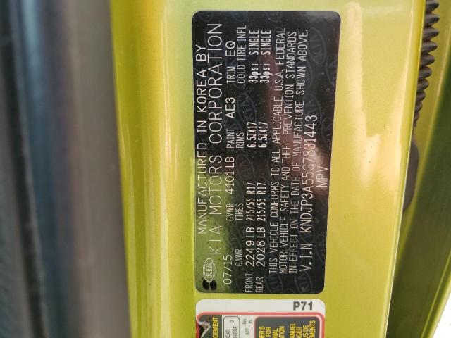 2016 KIA SOUL + KNDJP3A55G7831443