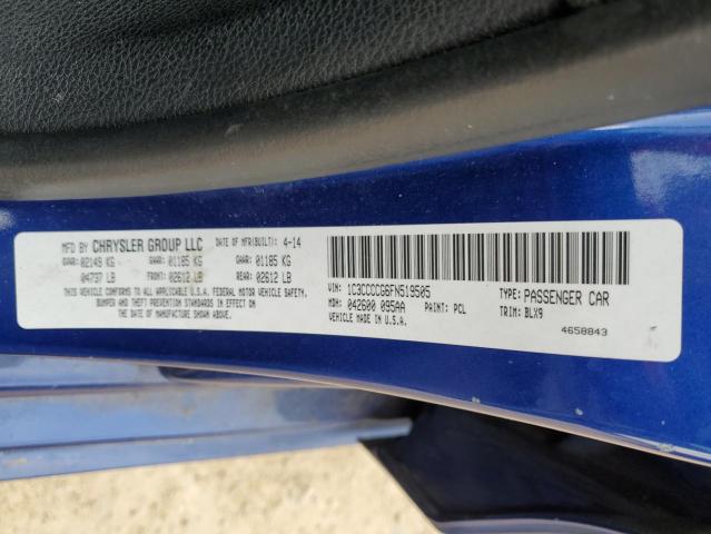 2015 CHRYSLER 200 C - 1C3CCCCG6FN519505