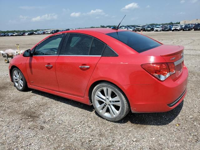 CHEVROLET CRUZE LTZ 2014 red sedan 4d gas 1G1PG5SB5E7263047 photo #3