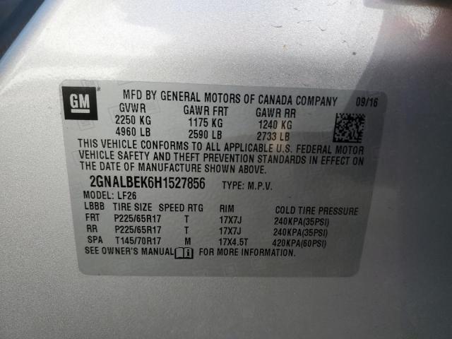 2017 CHEVROLET EQUINOX LS - 2GNALBEK6H1527856