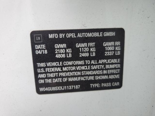 2018 BUICK REGAL TOUR - W04GU8SXXJ1137187
