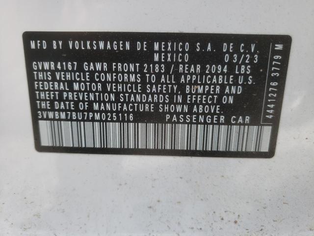 2023 VOLKSWAGEN JETTA SPOR - 3VWBM7BU7PM025116