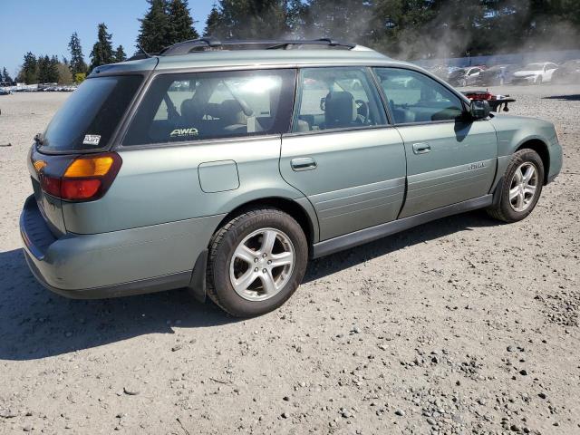 SUBARU LEGACY OUT 2004 green  gas 4S3BH806947637664 photo #4