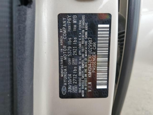 2015 HYUNDAI GENESIS 3. - KMHGN4JEXFU029987