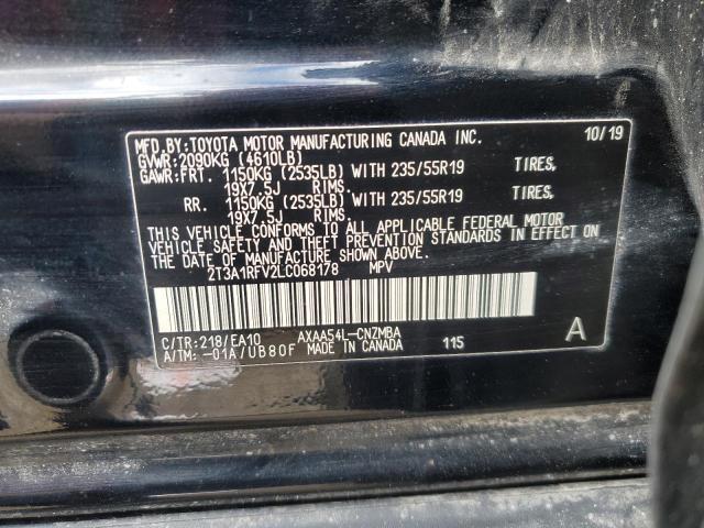 2020 TOYOTA RAV4 XLE P 2T3A1RFV2LC068178