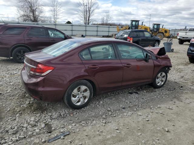 Vin: 19xfb2f5xde064448, lot: 52310915, honda civic lx 20133