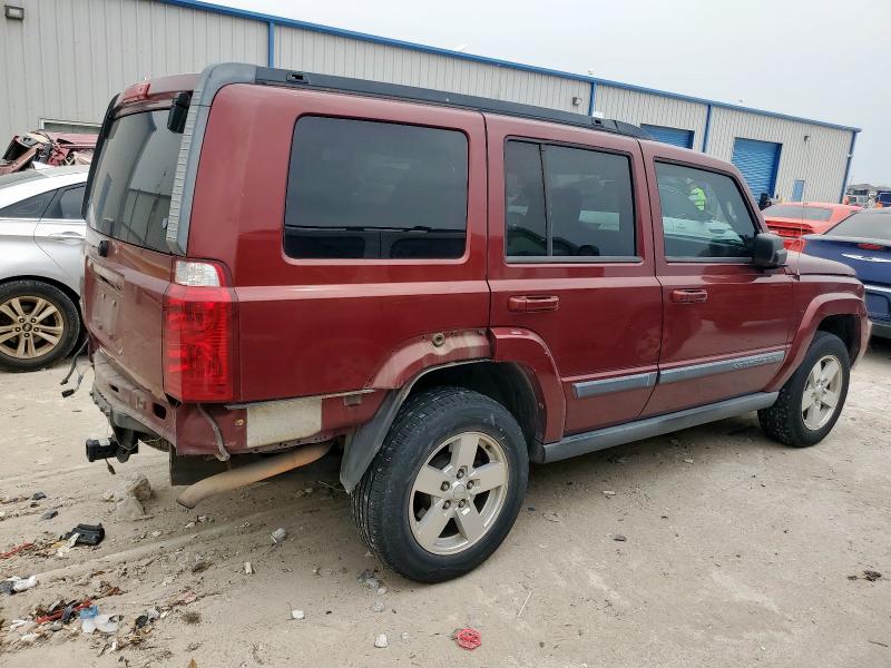 JEEP COMMANDER 2007 burgundy  gas 1J8HG48K27C697717 photo #4