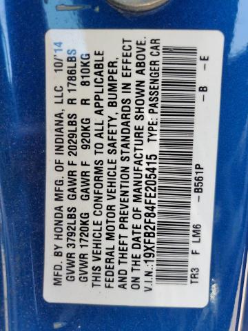 2015 HONDA 1100 VT 19XFB2F84FE205415