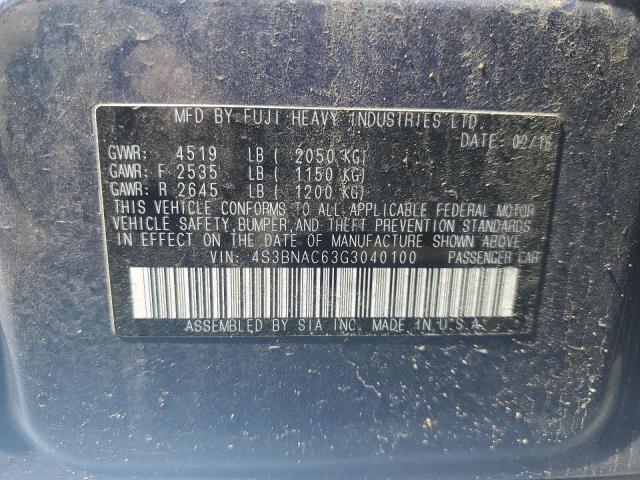 2016 SUBARU LEGACY 4S3BNAC63G3040100