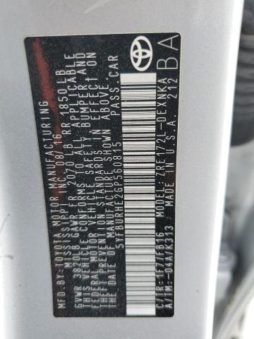 2016 TOYOTA COROLLA L - 5YFBURHE2GP560815