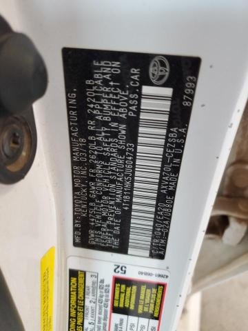 2018 TOYOTA CAMRY L - 4T1B11HK5JU604733