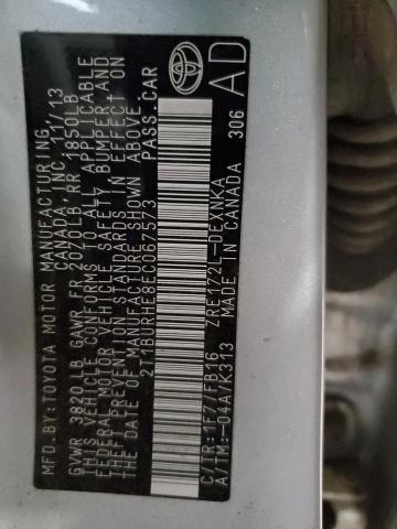 2014 TOYOTA COROLLA L - 2T1BURHE8EC067573