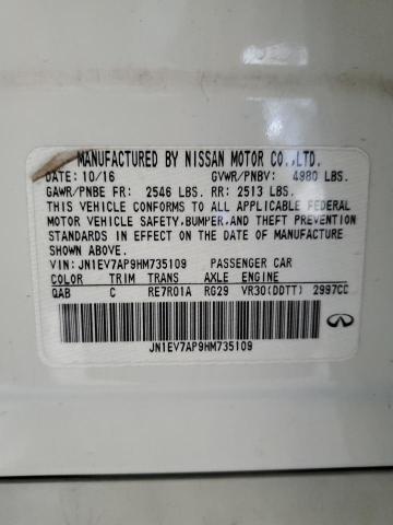 2017 INFINITI Q50 PREMIU - JN1EV7AP9HM735109