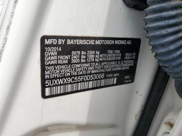 2015 BMW X3 XDRIVE2 - 5UXWX9C55F0D53068