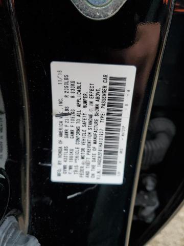 2017 HONDA ACCORD EXL 1HGCR2F81HA101907