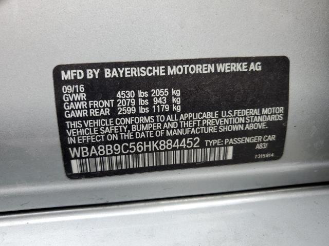 2017 BMW 330 I - WBA8B9C56HK884452