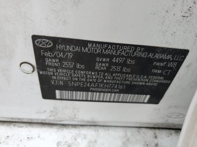 2019 HYUNDAI SONATA SE - 5NPE24AF1KH774161