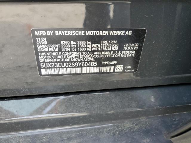 2025 BMW X5 XDRIVE4 - 5UX23EU02S9Y60485