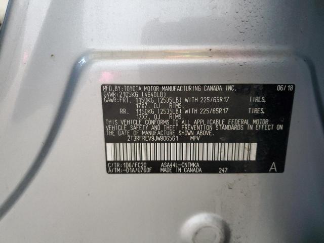 2018 TOYOTA RAV4 ADVEN - 2T3RFREV9JW806561