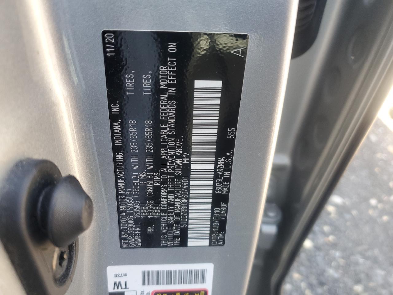 Toyota Highlander 2021