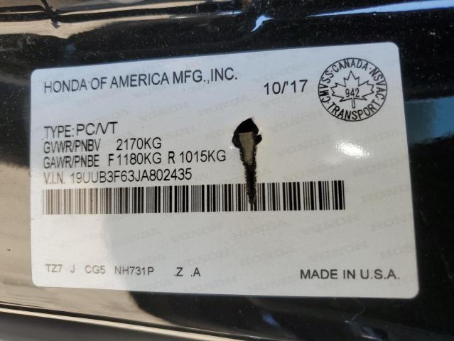 2018 ACURA TLX TECH+A 19UUB3F63JA802435