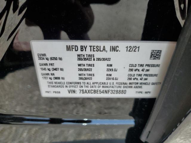 2022 TESLA MODEL X #3170398720