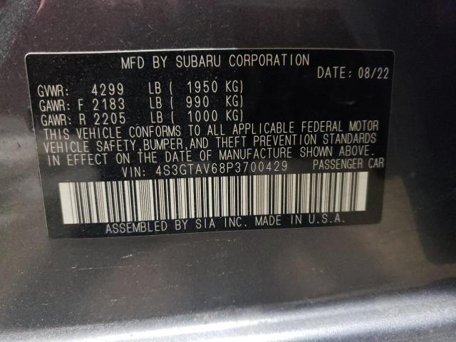 2023 SUBARU IMPREZA PR - 4S3GTAV68P3700429