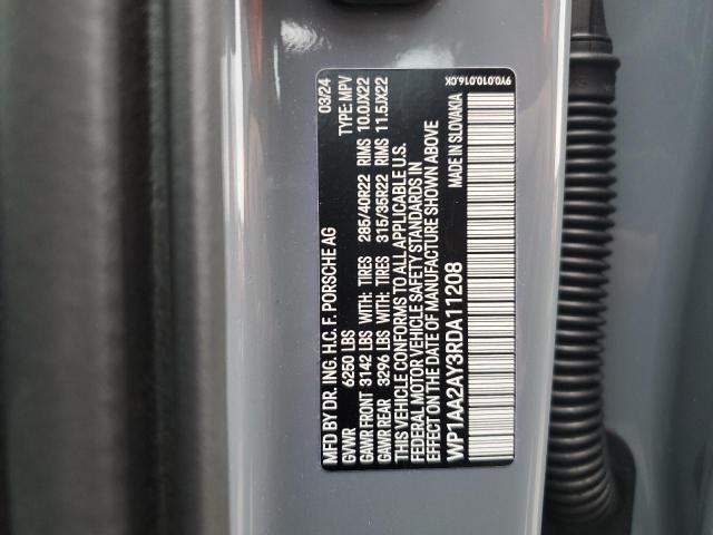 2024 PORSCHE CAYENNE WP1AA2AY3RDA11208