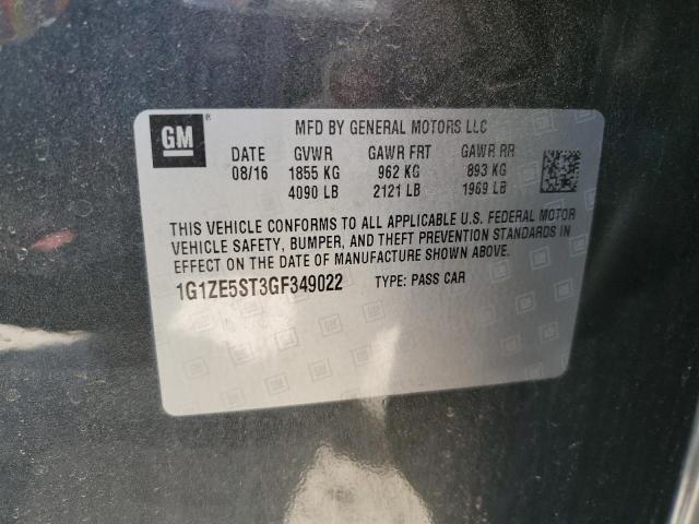 2016 CHEVROLET MALIBU LT - 1G1ZE5ST3GF349022