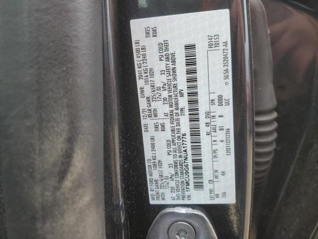 2022 FORD ESCAPE SE - 1FMCU9G67NUA17776