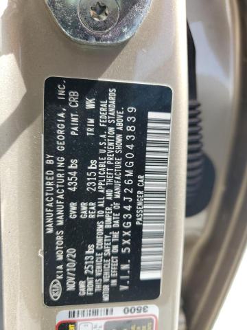 2021 KIA K5 EX 5XXG34J26MG043839