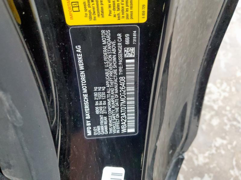 2021 BMW 430I WBA23AT07MCG26408