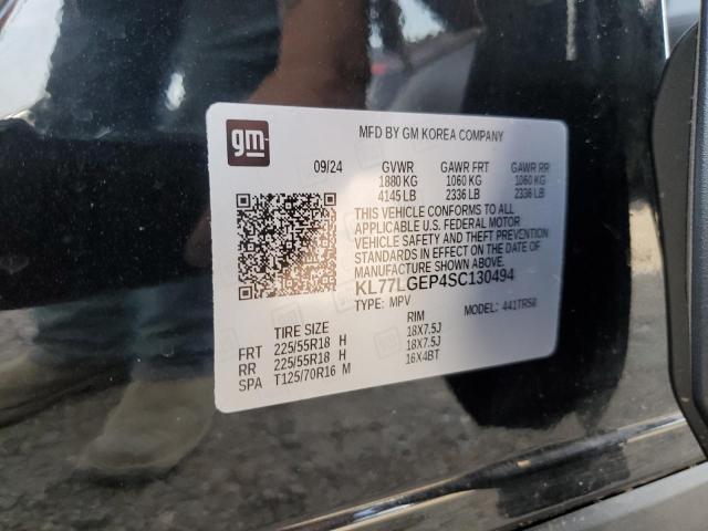 2025 CHEVROLET TRAX 1RS KL77LGEP4SC130494