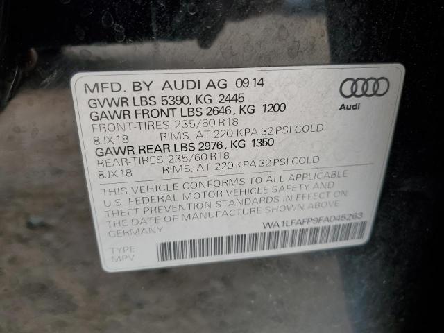 2015 AUDI Q5 PREMIUM - WA1LFAFP9FA045263