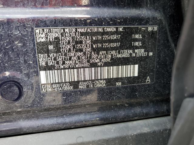 2020 TOYOTA RAV4 XLE - 2T3W1RFV7LW084882
