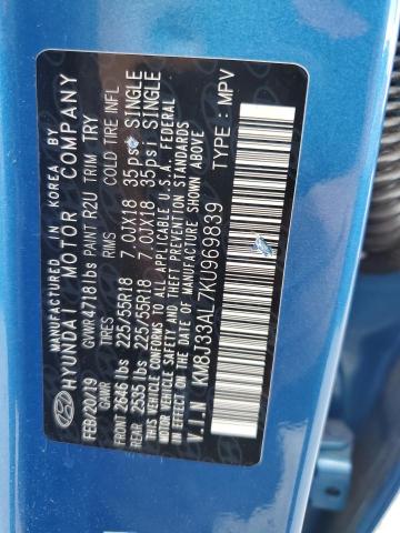 2019 HYUNDAI TUCSON LIM - KM8J33AL7KU969839