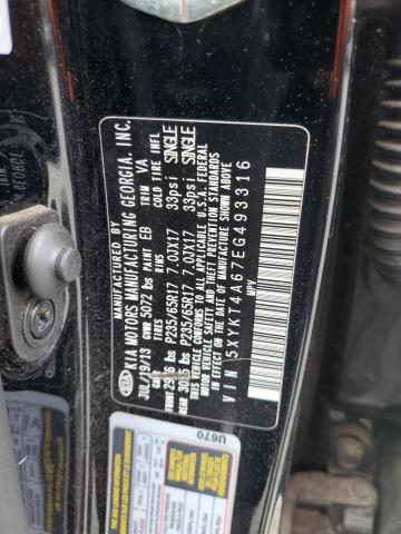 2014 KIA SORENTO LX - 5XYKT4A67EG493316