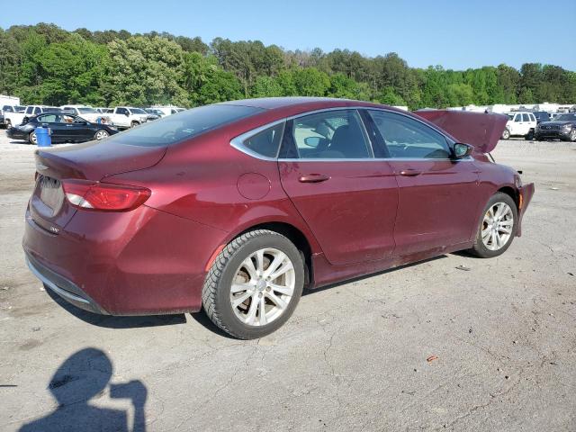 Vin: 1c3cccab9gn129927, lot: 52802095, chrysler 200 limited 20163