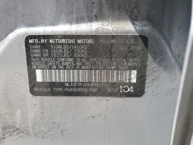 2019 MITSUBISHI MIRAGE G4 - ML32F3FJXKHF08155