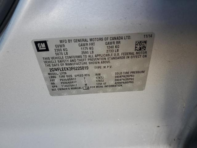 2015 CHEVROLET EQUINOX LS - 2GNFLEEK3F6225819